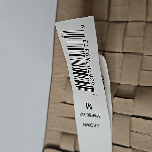 Double Buckle Wide Belt Sz M Brown  NWT - Picture 7 of 9